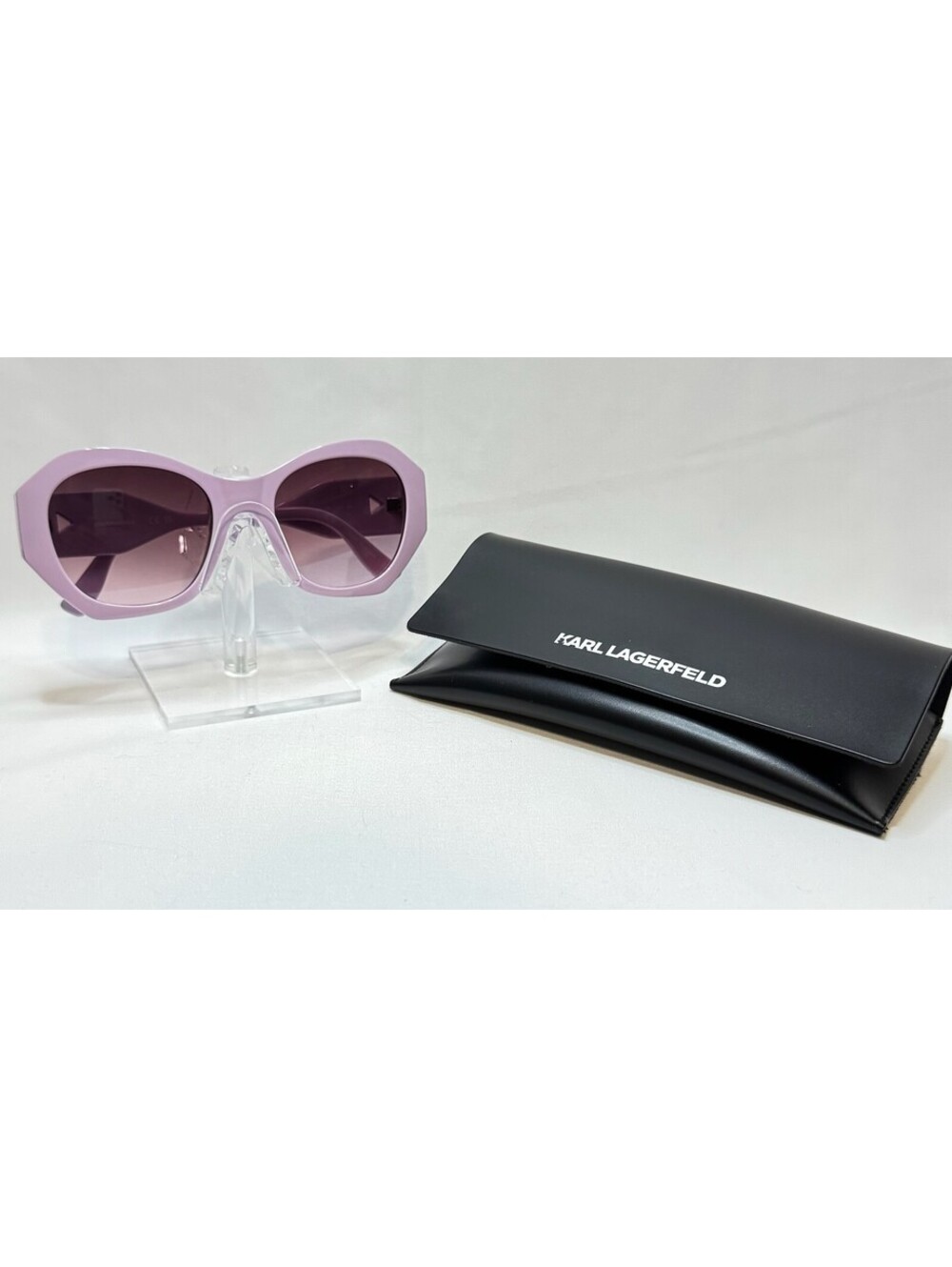 Karl Lagerfeld Sunglasses Purple Size Os - Picture 3 of 6